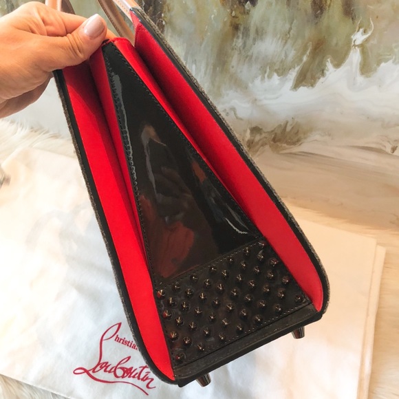 Christian Louboutin Gray Camouflage Spike Paloma - Picture 4 of 8